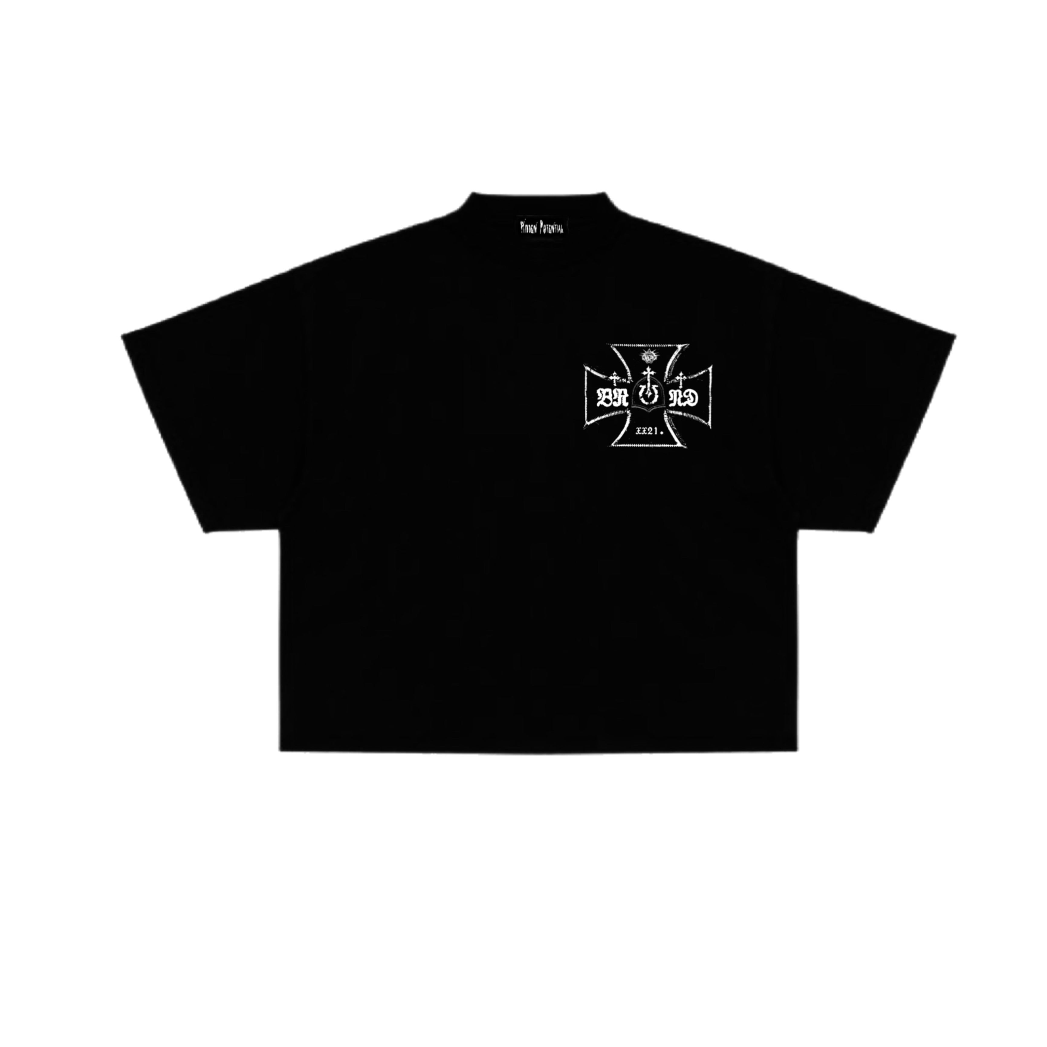 Hidden Potential Crew Member Biker Graphic T-Shirt