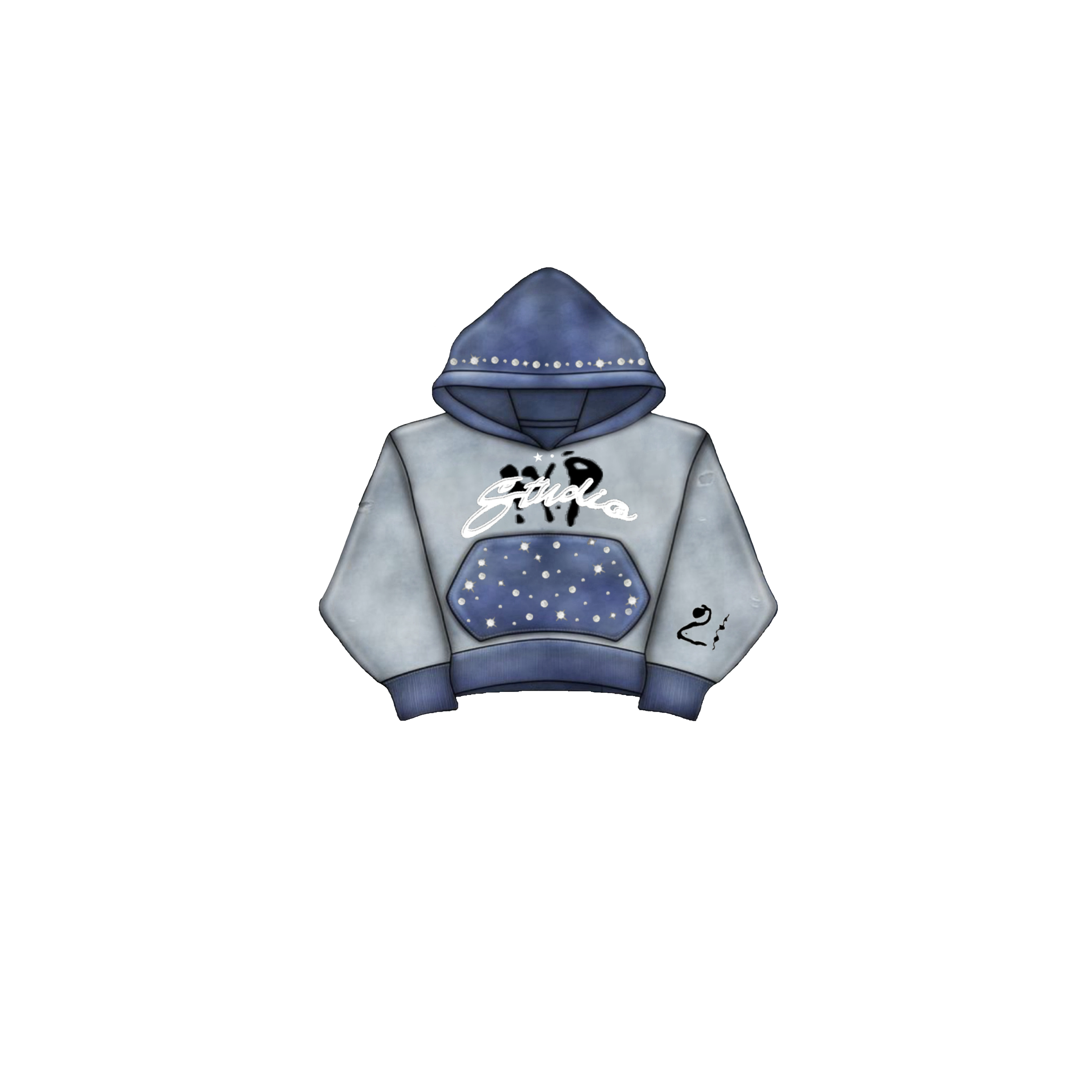 HP Classic Washed Effect Hoodie
