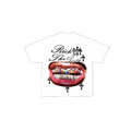 Rich To The Teeth Graphic Cropped T-shirt